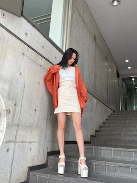 花島郁さん（レディース・167cm）の夏コーディネート