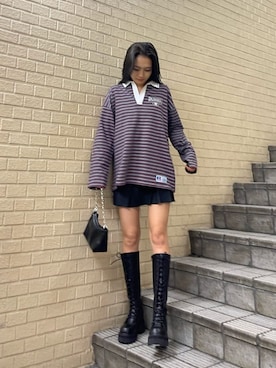 花島郁さん（レディース・167cm）の秋コーディネート