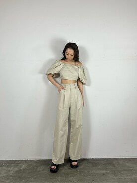 花島郁さん（レディース・167cm）の夏コーディネート