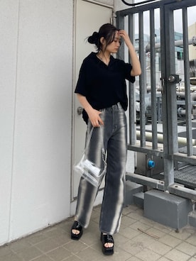 花島郁さん(レディース・167cm)の春コーディネート