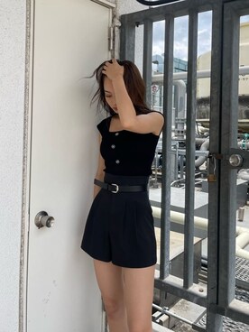 花島郁さん（レディース・167cm）の夏コーディネート