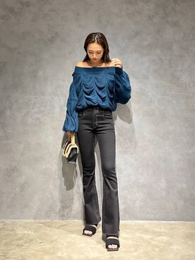 花島郁さん（レディース・167cm）の秋コーディネート