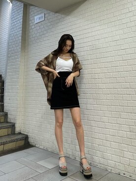 花島郁さん（レディース・167cm）の夏コーディネート