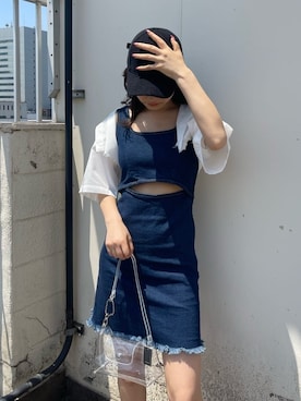 花島郁さん（レディース・167cm）の春コーディネート