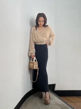 花島郁さん（レディース・167cm）の秋コーディネート