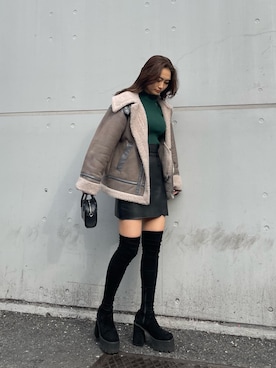 花島郁さん（レディース・167cm）の秋コーディネート