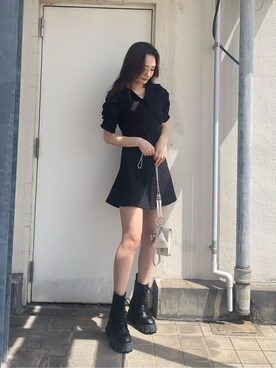 花島郁さん(レディース・167cm)の春コーディネート