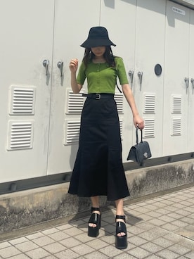 花島郁さん（レディース・167cm）の春コーディネート