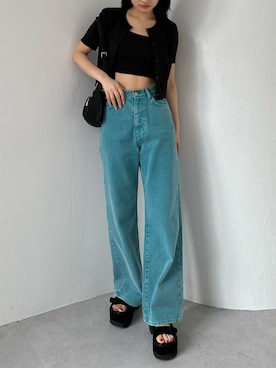 花島郁さん（レディース・167cm）の春コーディネート