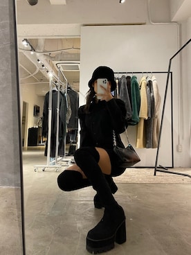 花島郁さん(レディース・167cm)の秋コーディネート