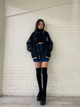 花島郁さん（レディース・167cm）の秋コーディネート