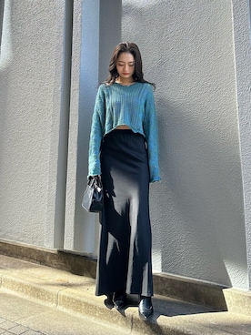 花島郁さん（レディース・167cm）の春コーディネート