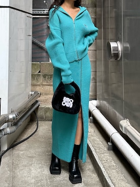 花島郁さん（レディース・167cm）の秋コーディネート