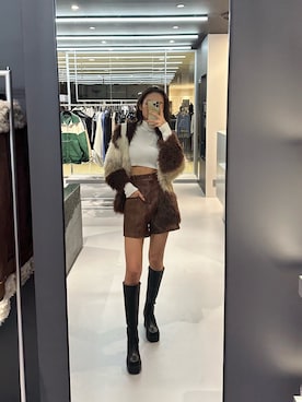 花島郁さん（レディース・167cm）の秋コーディネート