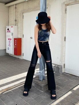 花島郁さん（レディース・167cm）の夏コーディネート