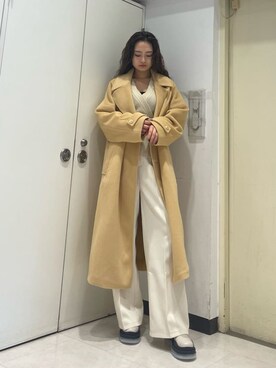 花島郁さん(レディース・167cm)の冬コーディネート