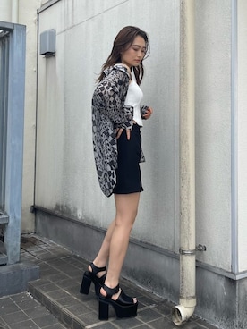 花島郁さん（レディース・167cm）の春コーディネート