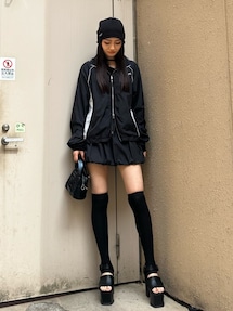EMODA ナイロンジップアップブルゾン ナイロンジップアップブルゾン[品番：MKSW0062631]｜EMODA