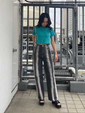 花島郁さん（レディース・167cm）の春コーディネート