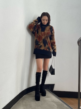 花島郁さん(レディース・167cm)の秋コーディネート