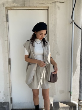 花島郁さん（レディース・167cm）の夏コーディネート