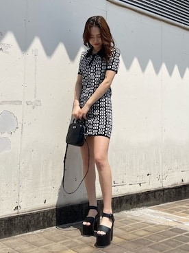 花島郁さん（レディース・167cm）の春コーディネート