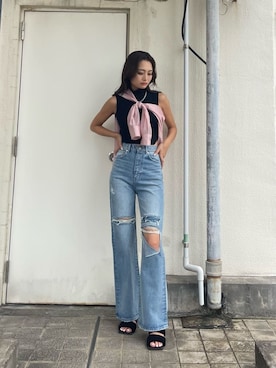 花島郁さん（レディース・167cm）の夏コーディネート