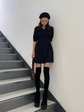 花島郁さん(レディース・167cm)の夏コーディネート