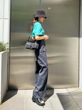 花島郁さん(レディース・167cm)の春コーディネート
