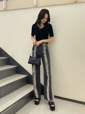 花島郁さん（レディース・167cm）の春コーディネート