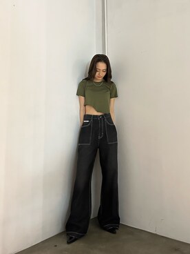 花島郁さん（レディース・167cm）の夏コーディネート