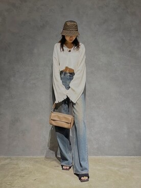 花島郁さん（レディース・167cm）の秋コーディネート