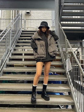 花島郁さん（レディース・167cm）の秋コーディネート