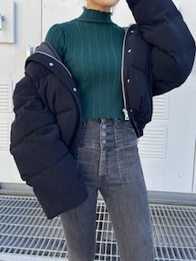 EMODA（エモダ）の「ハイネックコーデュロイダウン（ダウン