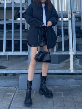 花島郁さん（レディース・167cm）の秋コーディネート