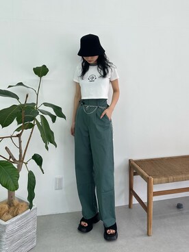 花島郁さん（レディース・167cm）の夏コーディネート