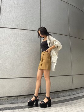 花島郁さん(レディース・167cm)の夏コーディネート