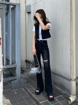 花島郁さん（レディース・167cm）の夏コーディネート