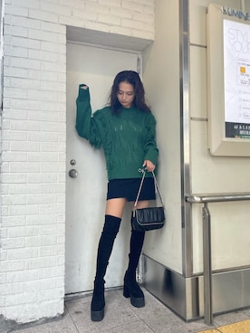 花島郁さん（レディース・167cm）の秋コーディネート