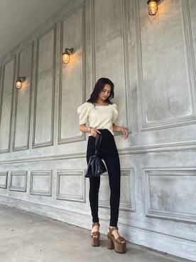 花島郁さん(レディース・167cm)の夏コーディネート