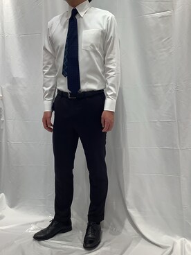 SHIRTS PLAZA 堺北花田イオンモール店さん（メンズ・176cm）の春コーディネート