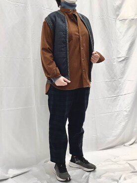 SHIRTS PLAZA 堺北花田イオンモール店さん(レディース・162cm)の冬コーディネート