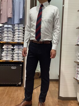 SHIRTS PLAZA 堺北花田イオンモール店さん(メンズ・176cm)の春コーディネート