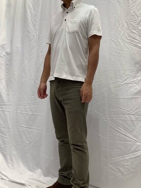 「ビズポロ」｜SHIRTS PLAZA 堺北花田イオンモール店さん（メンズ・176cm）の夏コーディネート