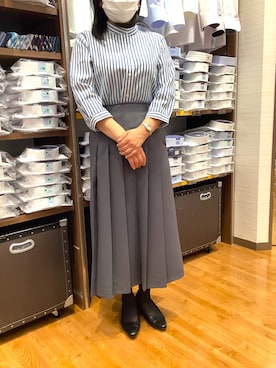 SHIRTS PLAZA 堺北花田イオンモール店さん（レディース・156cm）の春コーディネート