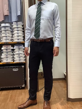 SHIRTS PLAZA 堺北花田イオンモール店さん(メンズ・176cm)の春コーディネート