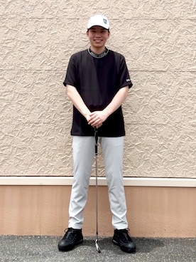 「ADABAT STREAM（アダバットストリーム）のアイテム」を使った、とわさん（メンズ・176cm）の夏コーディネート