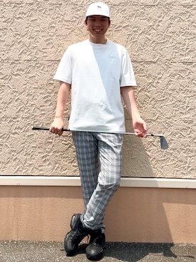「ADABAT STREAM（アダバットストリーム）のアイテム」を使った、とわさん（メンズ・176cm）の夏コーディネート