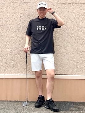 「ADABAT STREAM（アダバットストリーム）のアイテム」を使った、とわさん（メンズ・176cm）の夏コーディネート