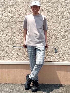 「ADABAT STREAM（アダバットストリーム）のアイテム」を使った、とわさん（メンズ・176cm）の夏コーディネート